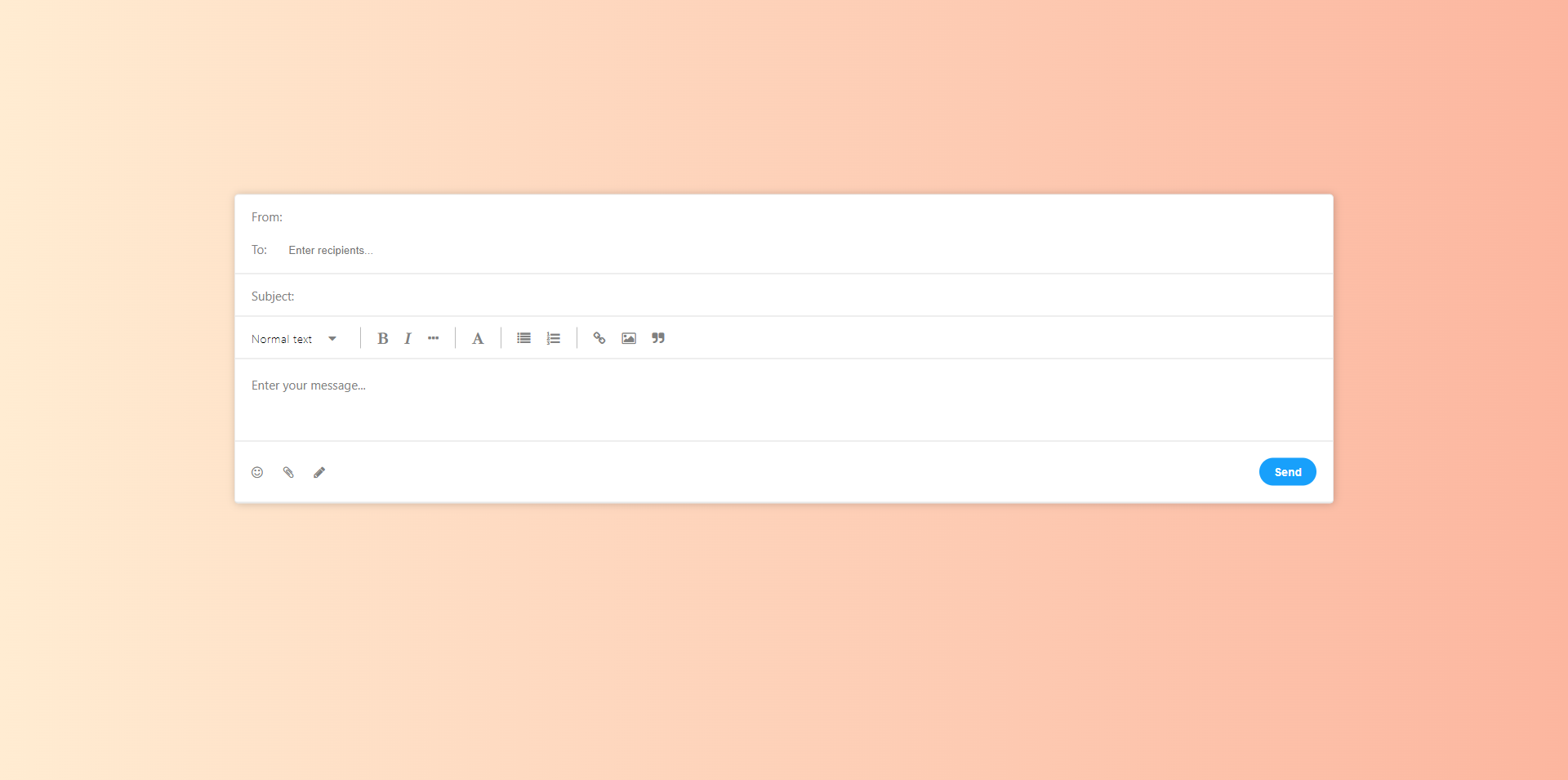Autocomplete Gmail UI