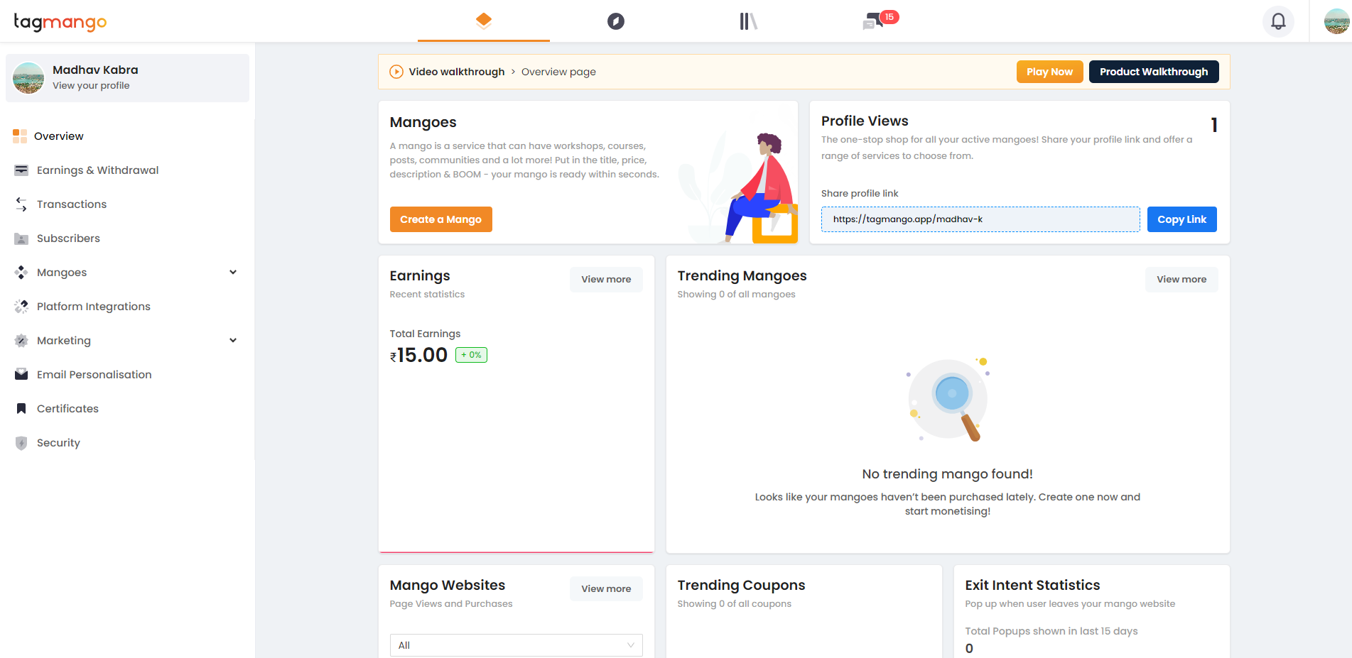 Tagmango (Ycombinator)